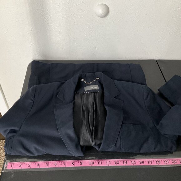 Zara Men's Jacket Blazer‎ Black Single Breasted Two Button Sports Coat Sz 33 - Picture 10 of 11